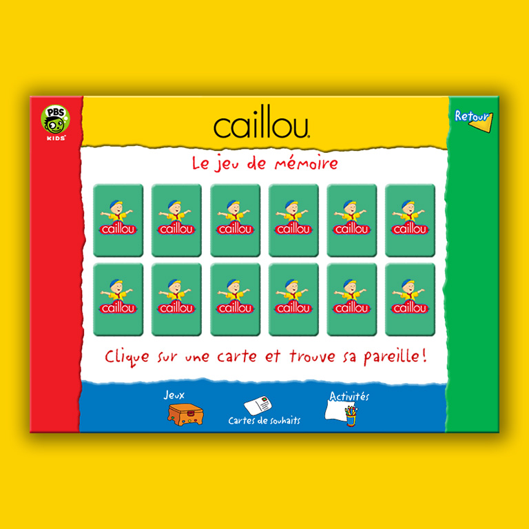 Caillou - Programmation Flash